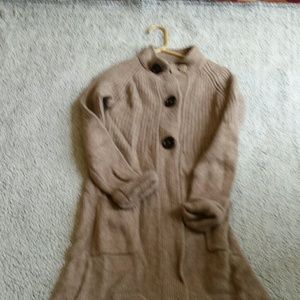 Tan long sweater,